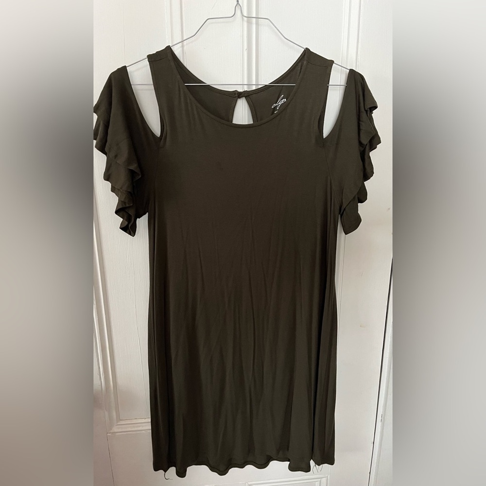 Women’s dress, size M, dark green